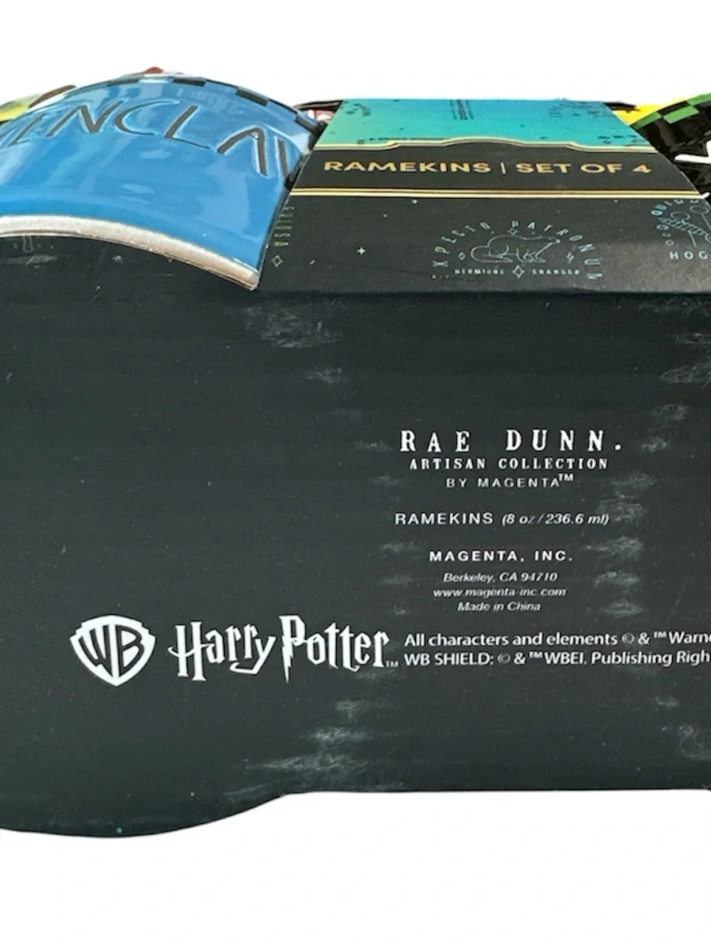 NEW Rae Dunn/Harry Potter RAVENCLAW, HUFFLEPUFF, GRYFFINDOR, SLYTHERIN Ramekins